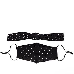 NWT lele sadoughi mask and headband